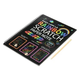 5-Pack Magic Scratch Art Notebooks for Kids