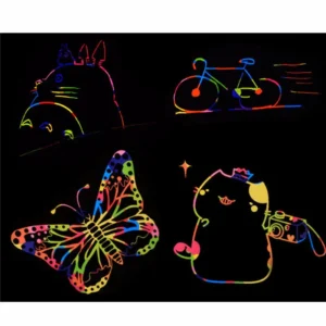10PCS DIY Scratch Art Drawing Toy