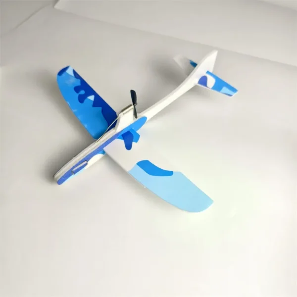 Single_bi-plane electric glider assembly kit science education toys airplane model diy set Sale