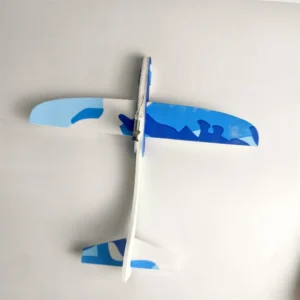 Single_bi-plane electric glider assembly kit science education toys airplane model diy set Sale