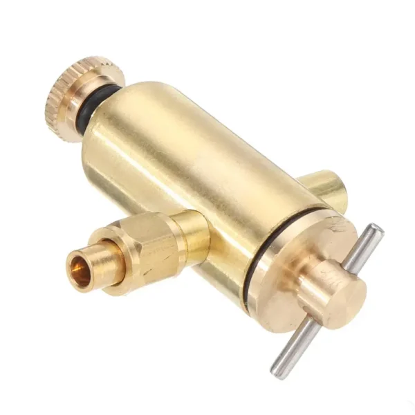 Steam Engine P9 Displacement Oiler Lubricator Steam Engine Switch - Gold