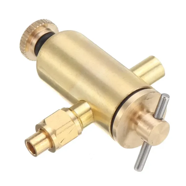 Steam Engine P9 Displacement Oiler Lubricator Steam Engine Switch - Gold