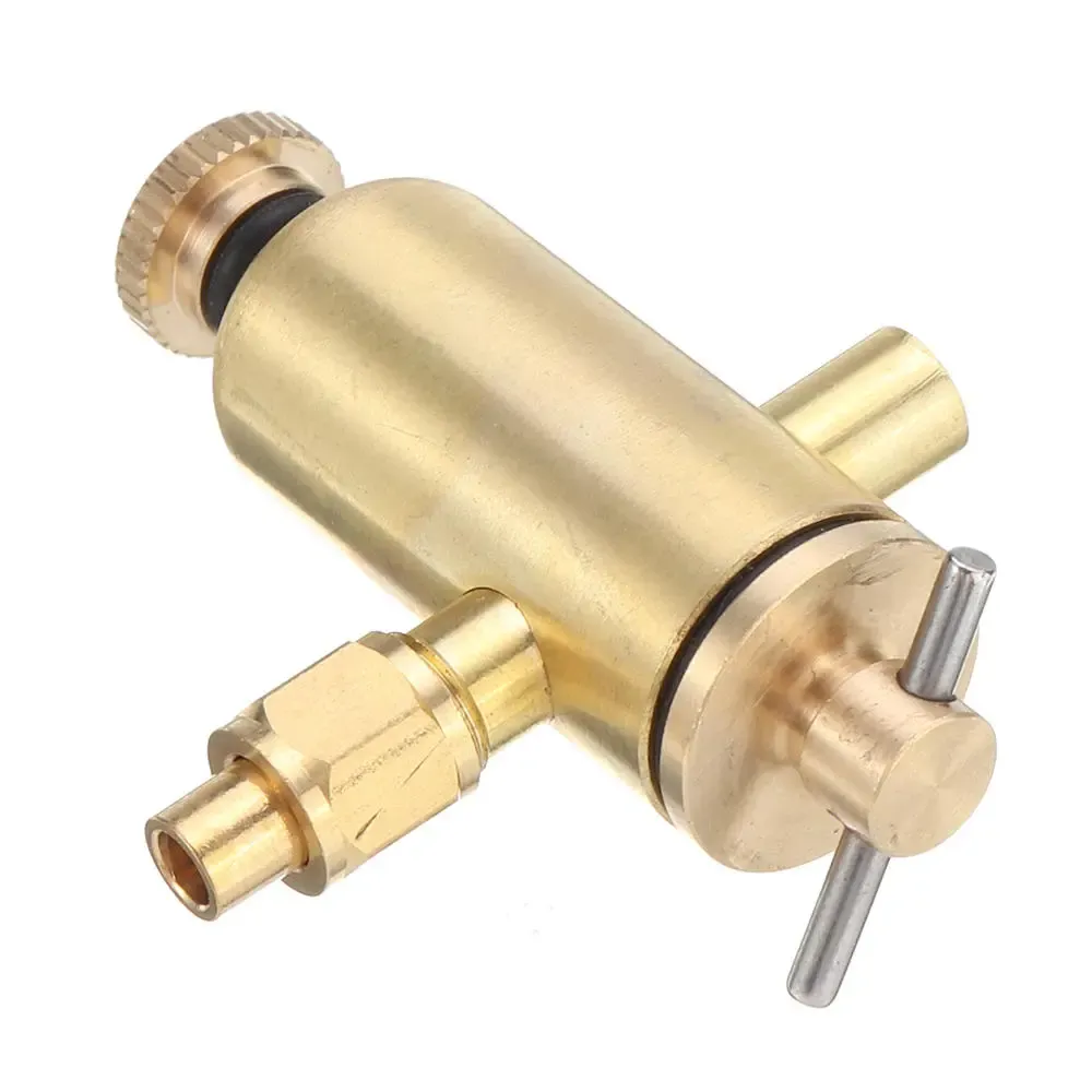 Steam Engine P9 Displacement Oiler Lubricator Steam Engine Switch - Gold