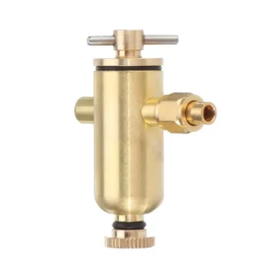 Steam Engine P9 Displacement Oiler Lubricator Steam Engine Switch - Gold